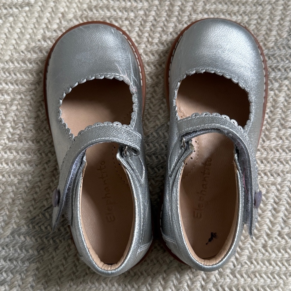 Silver Mary Jane Shoes - Picture 3 of 3